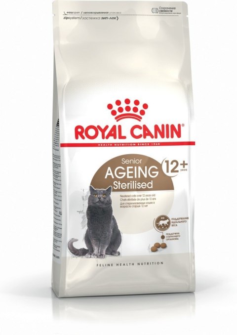 ROYAL CANIN Senior Ageing 12+ Sterilised - sucha karma dla kota - 4 kg ROYAL CANIN Senior Ageing 12+ Sterilised - sucha karma dla kota - 4 kg