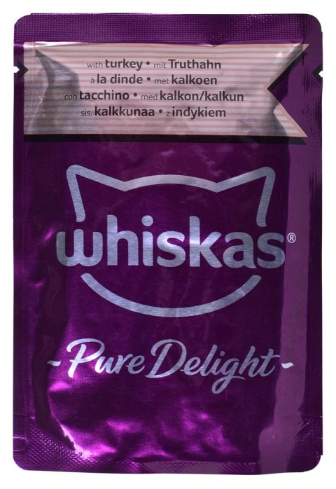 WHISKAS Pure Delight Drobiowe Frykasy w galaretce - mokra karma dla kota - 40 x 85g WHISKAS Pure Delight Drobiowe Frykasy w galaretce - mokra karma dla kota - 40 x 85g