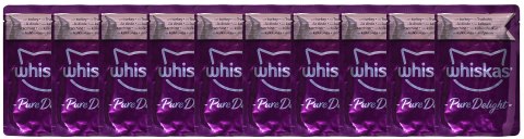 WHISKAS Pure Delight Drobiowe Frykasy w galaretce - mokra karma dla kota - 40 x 85g WHISKAS Pure Delight Drobiowe Frykasy w galaretce - mokra karma dla kota - 40 x 85g