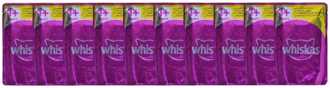 WHISKAS Pure Delight Drobiowe Frykasy w galaretce - mokra karma dla kota - 40 x 85g WHISKAS Pure Delight Drobiowe Frykasy w galaretce - mokra karma dla kota - 40 x 85g