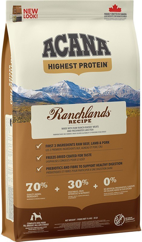 ACANA Regionals Ranchlands Dog - sucha karma dla psa - 11,4 kg ACANA Regionals Ranchlands Dog - sucha karma dla psa - 11,4 kg