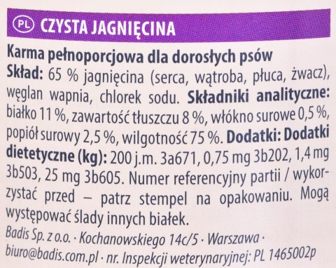 ANIMONDA GranCarno Single Protein jagnięcina - mokra karma dla psa - 400g ANIMONDA GranCarno Single Protein jagnięcina - mokra karma dla psa - 400g