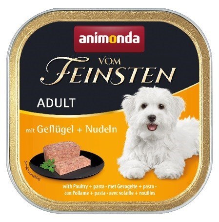 ANIMONDA Vom Feinsten Classic drób i makaron - mokra karma dla psa - 150g ANIMONDA Vom Feinsten Classic drób i makaron - mokra karma dla psa - 150g
