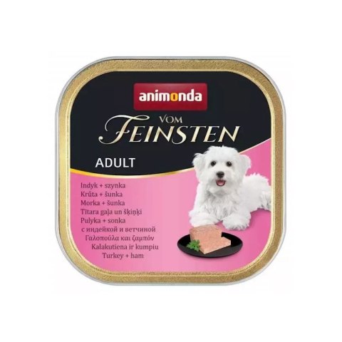 ANIMONDA Vom Feinsten indyk z szynką - mokra karma dla psa - 150g ANIMONDA Vom Feinsten indyk z szynką - mokra karma dla psa - 150g