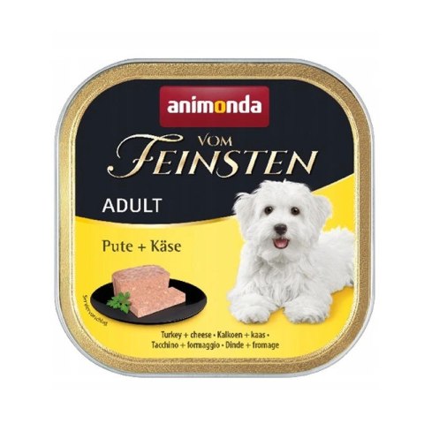 ANIMONDA Vom Feinsten indyk z żółtym serem - mokra karma dla psa - 150g ANIMONDA Vom Feinsten indyk z żółtym serem - mokra karma dla psa - 150g