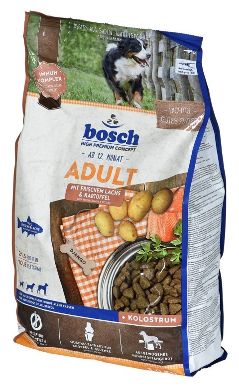 BOSCH Adult Fresh Salmon & Potato - świeży łosoś i ziemniaki 3kg BOSCH Adult Fresh Salmon & Potato - świeży łosoś i ziemniaki 3kg