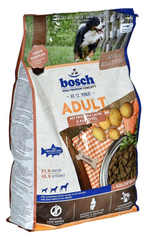 BOSCH Adult Fresh Salmon & Potato - świeży łosoś i ziemniaki 3kg BOSCH Adult Fresh Salmon & Potato - świeży łosoś i ziemniaki 3kg