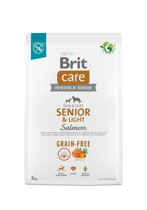 BRIT Care Grain-Free Senior & Light Salmon - sucha karma dla psa - 3 kg BRIT Care Grain-Free Senior & Light Salmon - sucha karma dla psa - 3 kg