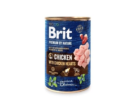 BRIT Premium By Nature Kurczak i serca - mokra karma dla psa - 400 g BRIT Premium By Nature Kurczak i serca - mokra karma dla psa - 400 g