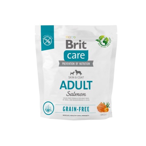 Brit Care Grain-Free Adult Salmon - sucha karma dla psa - 1 kg Brit Care Grain-Free Adult Salmon - sucha karma dla psa - 1 kg
