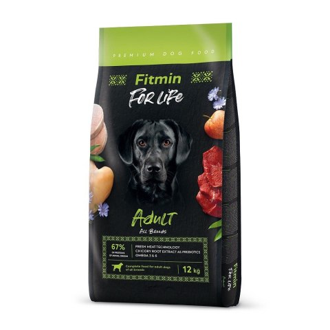 FITMIN For Life Adult All breeds - sucha karma dla psa - 12 kg FITMIN For Life Adult All breeds - sucha karma dla psa - 12 kg