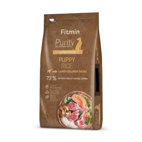 FITMIN Purity Rice Puppy Lamb & Salmon - sucha karma dla szczeniąt - 2 kg FITMIN Purity Rice Puppy Lamb & Salmon - sucha karma dla szczeniąt - 2 kg