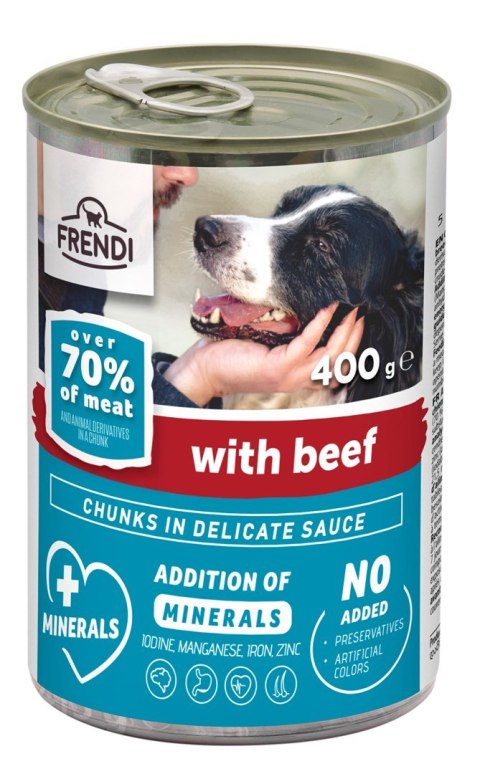 Frendi puszka dla psa z wołowiną w sosie 400 g Frendi puszka dla psa z wołowiną w sosie 400 g