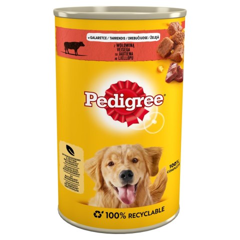 PEDIGREE Adult Wołowina w galaretce - mokra karma dla psa - puszka - 1200 g PEDIGREE Adult Wołowina w galaretce - mokra karma dla psa - puszka - 1200 g