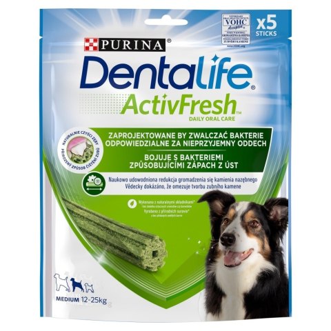 PURINA Dentalife Active Fresh Medium - przekąska dentystyczna dla psa - 115 g PURINA Dentalife Active Fresh Medium - przekąska dentystyczna dla psa - 115 g