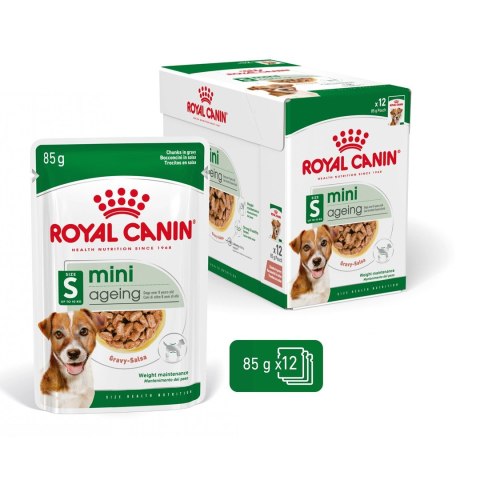 ROYAL CANIN Mini Ageing 12+ - mokra karma dla psa - 12x 85 g ROYAL CANIN Mini Ageing 12+ - mokra karma dla psa - 12x 85 g