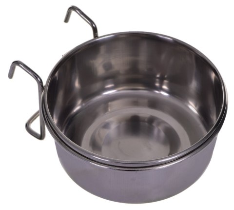 TRIXIE Miska metalowa zawieszana do klatek dla ptaków - 600 ml TRIXIE Miska metalowa zawieszana do klatek dla ptaków - 600 ml
