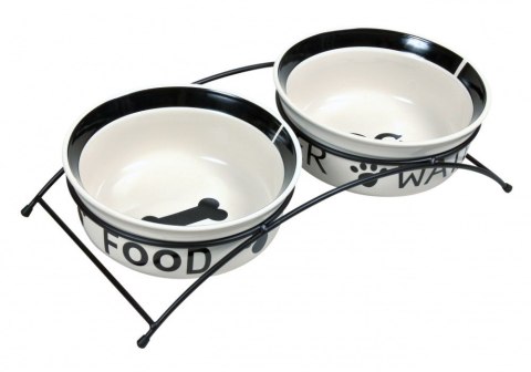 TRIXIE Miski ceramiczne na stojaku Eat on Feet 24642 TRIXIE Miski ceramiczne na stojaku Eat on Feet 24642