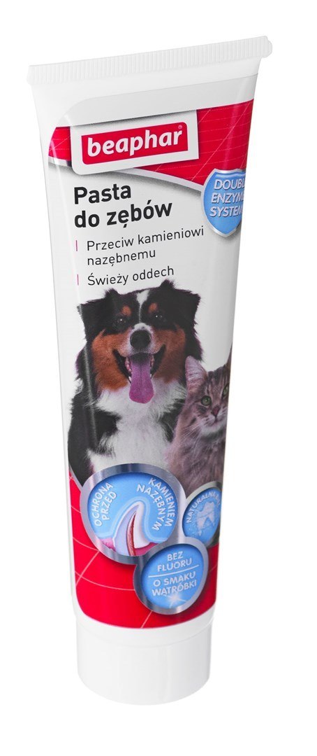 Beaphar pasta do zębów wątróbka dla psa i kota 100g Beaphar pasta do zębów wątróbka dla psa i kota 100g
