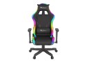 Fotel gamingowy NATEC Genesis Trit 600 RGB NFG-1577 (kolor czarny) (WYPRZEDAŻ)