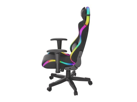 Fotel gamingowy NATEC Genesis Trit 600 RGB NFG-1577 (kolor czarny) (WYPRZEDAŻ) Fotel gamingowy NATEC Genesis Trit 600 RGB NFG-1577 (kolor czarny) (WYPRZEDAŻ)