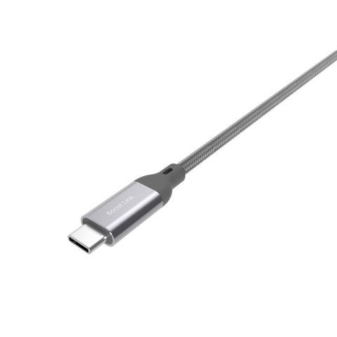 Kabel Silicon Power Boost Link Nylon LK30AC, QC3.0 USB - USB typ C 1m, grey Kabel Silicon Power Boost Link Nylon LK30AC, QC3.0 USB - USB typ C 1m, grey