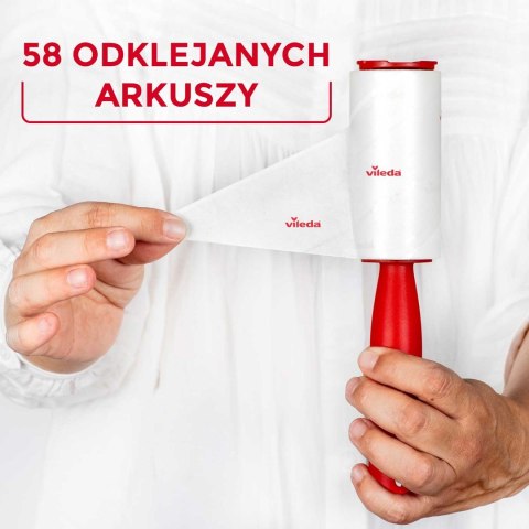Rolka do usuwania sierści, włosów i drobinek brudu Vileda PET PRO Rolka do usuwania sierści, włosów i drobinek brudu Vileda PET PRO