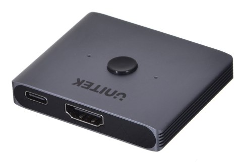UNITEK PRZEŁĄCZNIK HDMI DWUKIERUNKOWY 2.1 8K 2NA1 UNITEK PRZEŁĄCZNIK HDMI DWUKIERUNKOWY 2.1 8K 2NA1