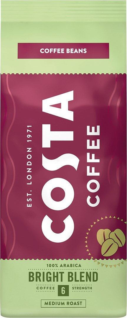 Costa Coffee Bright Blend kawa ziarnista 200g Costa Coffee Bright Blend kawa ziarnista 200g