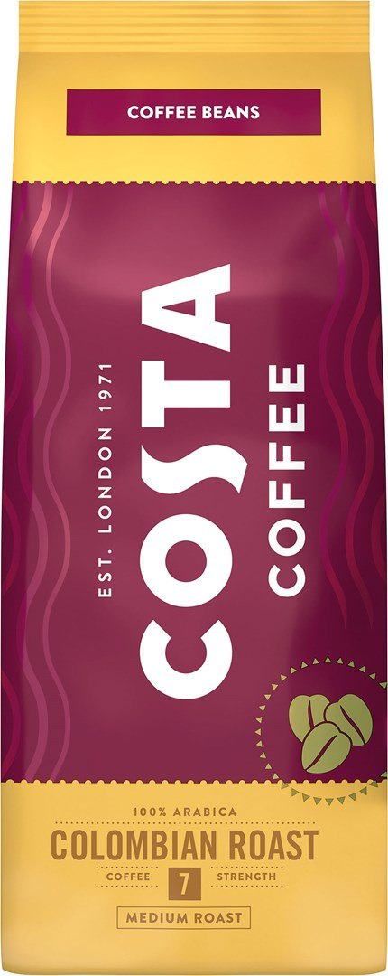 Costa Coffee Colombian Roast kawa ziarnista 500g Costa Coffee Colombian Roast kawa ziarnista 500g