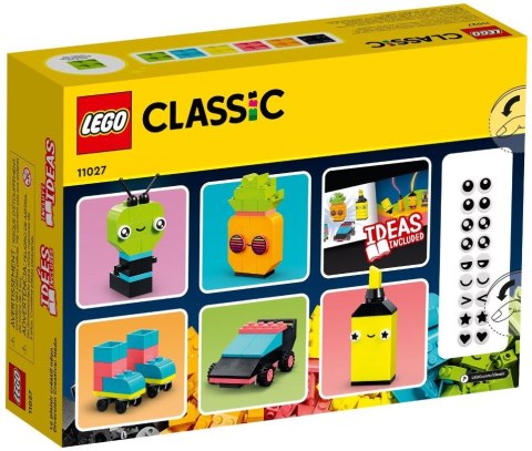 LEGO Classic 11027 Kreatywna zabawa neonowymi kolorami LEGO Classic 11027 Kreatywna zabawa neonowymi kolorami