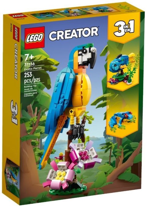 LEGO Creator 31136 Egzotyczna papuga LEGO Creator 31136 Egzotyczna papuga