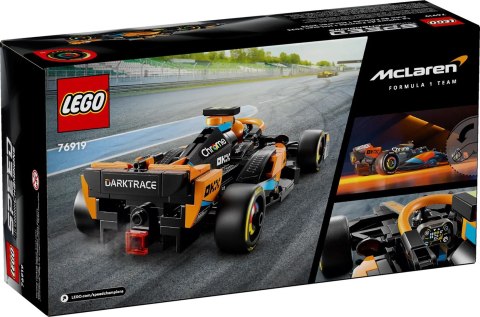 LEGO Speed Champions 76919 Samochód wyścigowy McLaren Formula 1 wersja 2023 LEGO Speed Champions 76919 Samochód wyścigowy McLaren Formula 1 wersja 2023