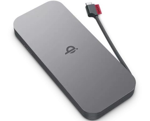 Power Bank Lenovo Go 10 000 mAh, G0A3LG1WWW, USB-C, szary Power Bank Lenovo Go 10 000 mAh, G0A3LG1WWW, USB-C, szary