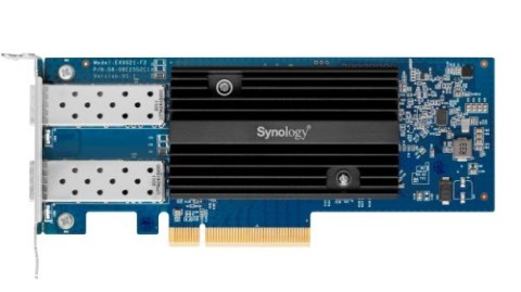 Synology E10G21-F2 2x10GbE SFP+, PCIe 3.0 x8, Low Profile and Full Height Synology E10G21-F2 2x10GbE SFP+, PCIe 3.0 x8, Low Profile and Full Height