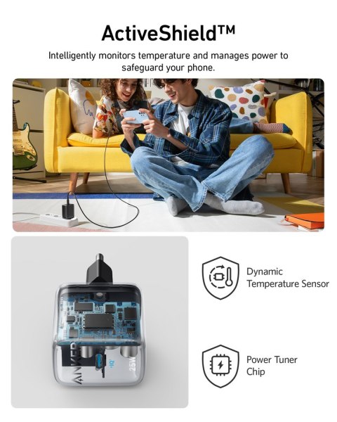 Ładowarka Anker 312 25W 1 x USB-C czarny Ładowarka Anker 312 25W 1 x USB-C czarny