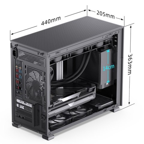 Jonsbo D31 MESH Screen Micro-ATX Tempered Glass - black Jonsbo D31 MESH Screen Micro-ATX Tempered Glass - black