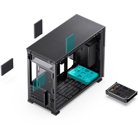 Jonsbo D31 MESH Screen Micro-ATX Tempered Glass - black Jonsbo D31 MESH Screen Micro-ATX Tempered Glass - black