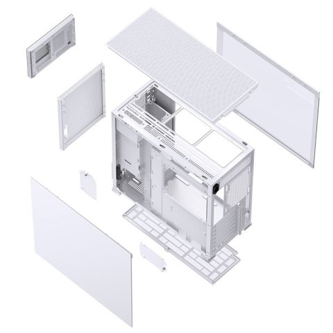 Jonsbo D41 MESH Screen ATX Tempered Glass - white Jonsbo D41 MESH Screen ATX Tempered Glass - white