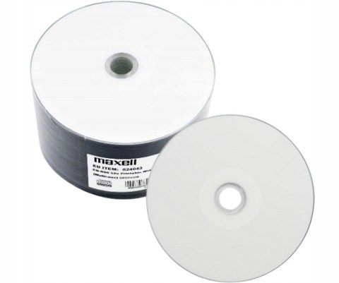 MAXELL CD-R 700MB 52x80 min, spindel, płyta do nadruku MAXELL CD-R 700MB 52x80 min, spindel, płyta do nadruku