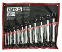 YATO KLUCZE OCZKOWE ODGIĘTE 6-32MM ZESTAW 12 SZT