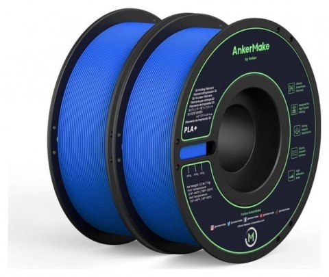 Filament PLA+ AnkerMake 1.75mm 2kg Niebieski Filament PLA+ AnkerMake 1.75mm 2kg Niebieski