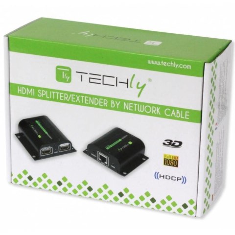 TECHLY EXTENDER HDMI PO SKRĘTCE KAT.6/6A/7 DO 60M Z IR IDATA EX-HL21D TECHLY EXTENDER HDMI PO SKRĘTCE KAT.6/6A/7 DO 60M Z IR IDATA EX-HL21D