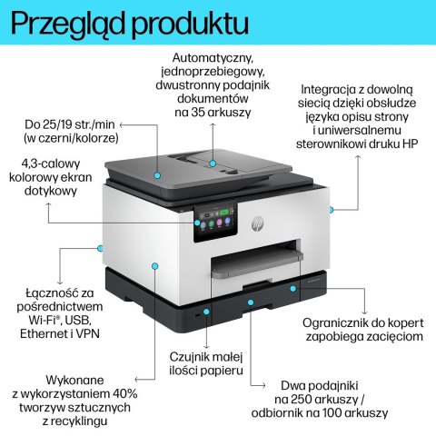 Urządzenie wielofunkcyjne HP OfficeJet Pro 9130b Urządzenie wielofunkcyjne HP OfficeJet Pro 9130b