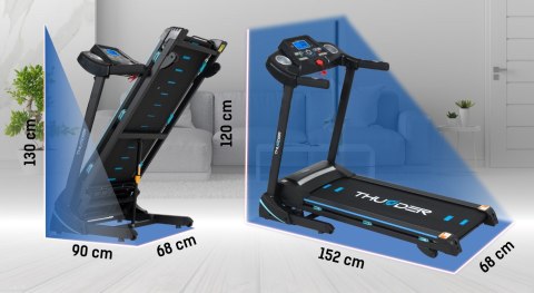 Bieżnia elektryczna Thunder Icon czarna (WYPRZEDAŻ) Bieżnia elektryczna Thunder Icon czarna (WYPRZEDAŻ)