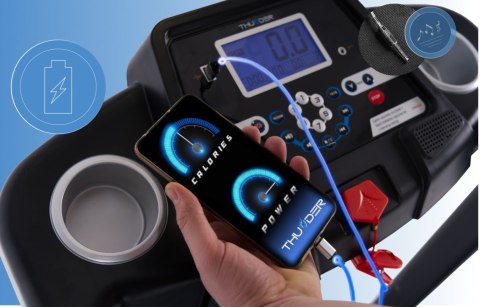 Bieżnia elektryczna Thunder Icon czarna (WYPRZEDAŻ) Bieżnia elektryczna Thunder Icon czarna (WYPRZEDAŻ)