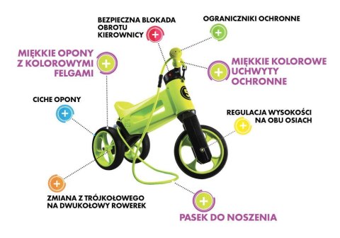 Rowerek biegowy Funny Wheels Rider All Black Rowerek biegowy Funny Wheels Rider All Black