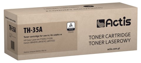 Actis TH-35A Toner (zamiennik HP 35A CB435A, Canon CRG-712; Standard; 1500 stron; czarny) Actis TH-35A Toner (zamiennik HP 35A CB435A, Canon CRG-712; Standard; 1500 stron; czarny)