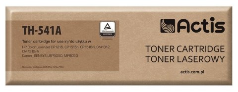 Actis TH-541A Toner (zamiennik HP 125A CB541A, Canon CRG-716C; Standard; 1500 stron; niebieski) Actis TH-541A Toner (zamiennik HP 125A CB541A, Canon CRG-716C; Standard; 1500 stron; niebieski)