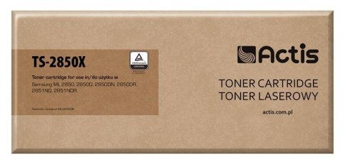 Actis TS-2850X Toner (zamiennik Samsung ML-D2850B; Standard; 5000 stron; czarny) Actis TS-2850X Toner (zamiennik Samsung ML-D2850B; Standard; 5000 stron; czarny)